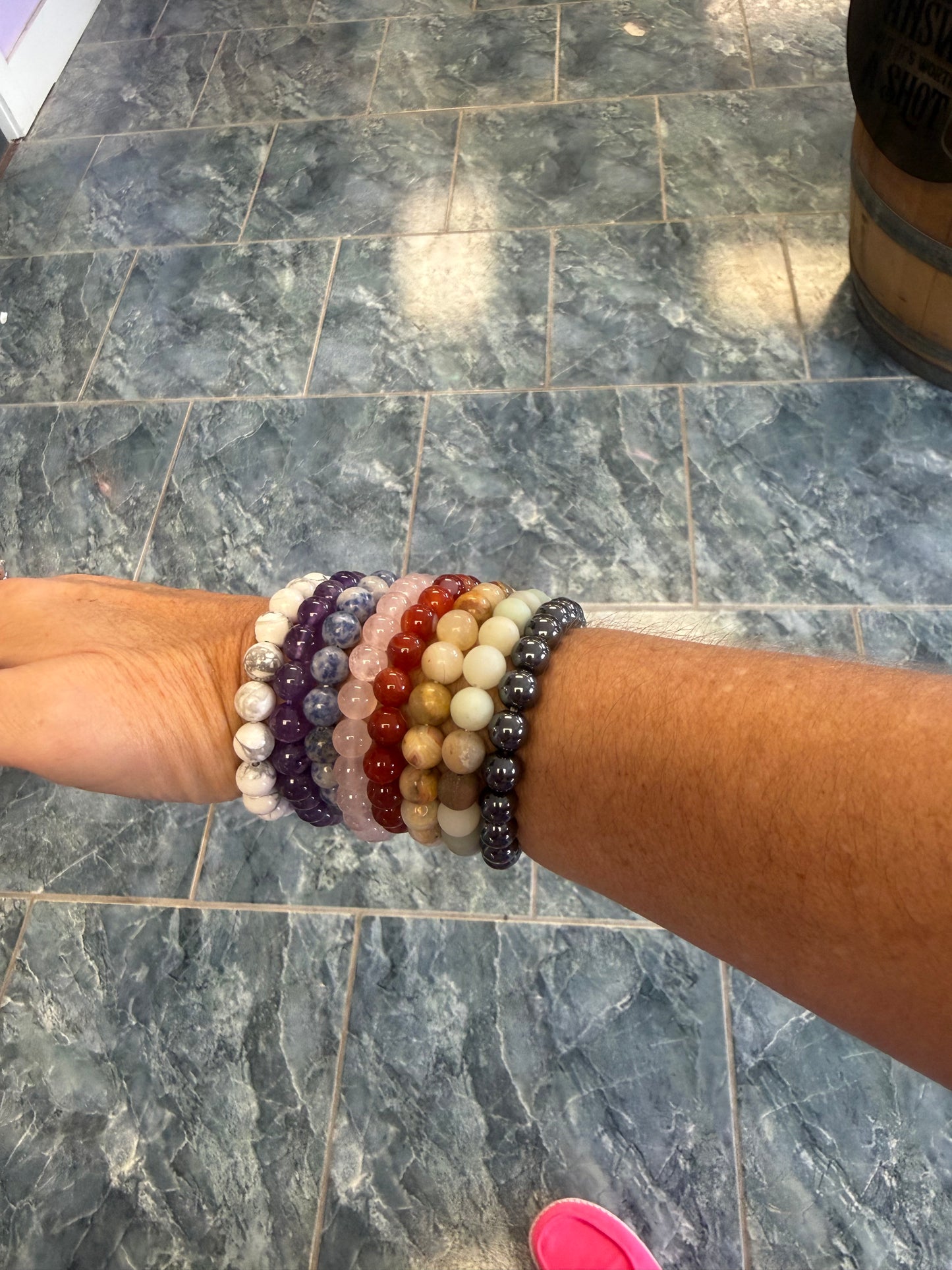 Stone bracelets