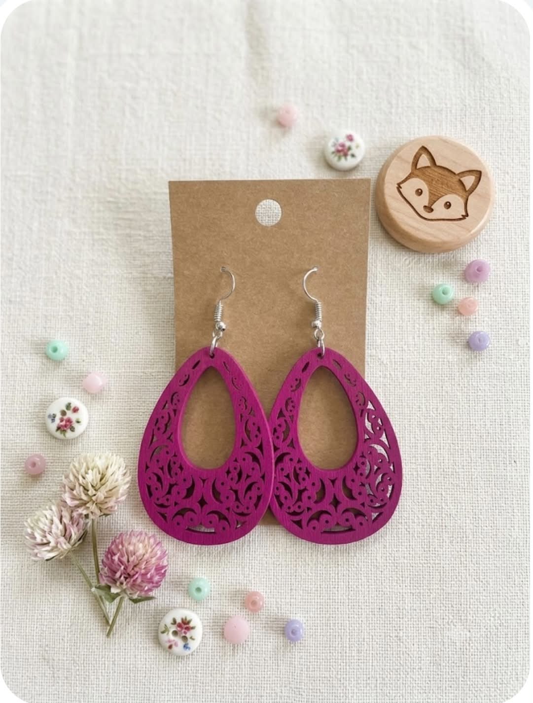 Cutout Hoop Earrings