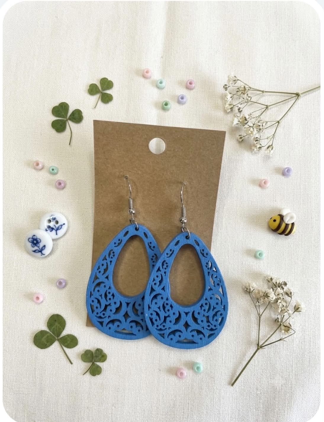 Cutout Hoop Earrings