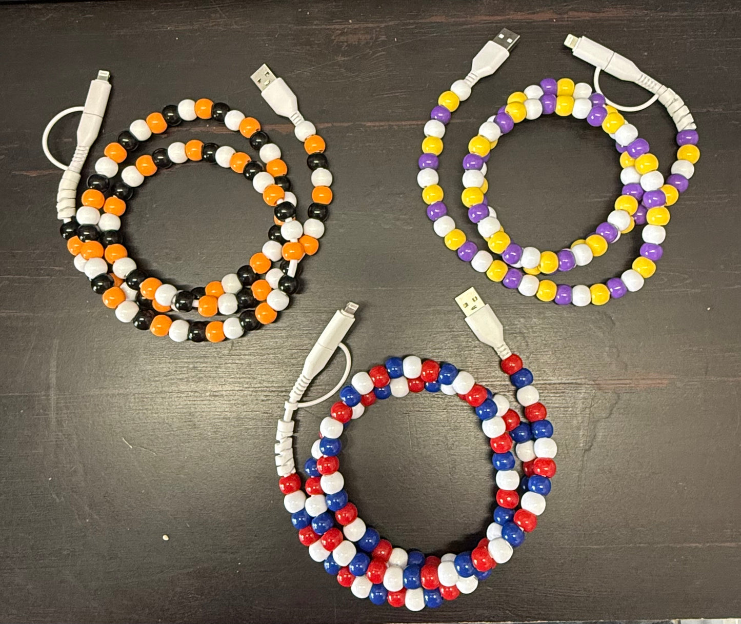 3ft beaded chargers