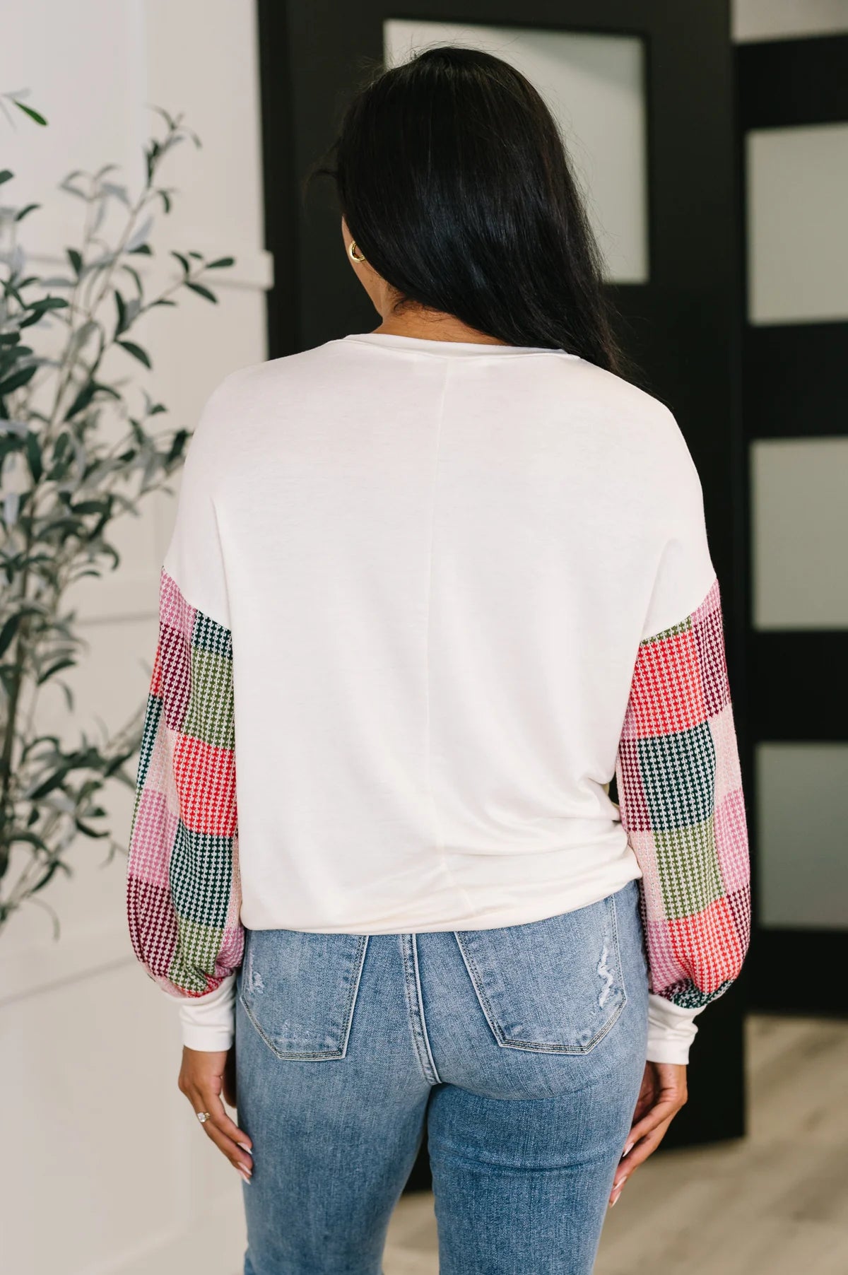 French Terry patchwork top