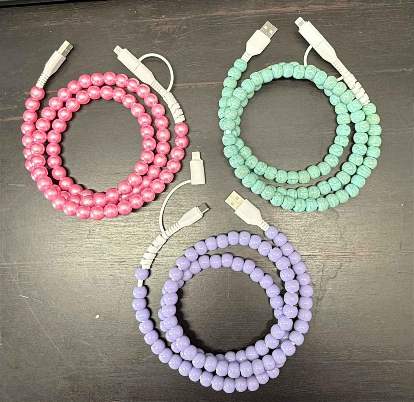3ft beaded chargers